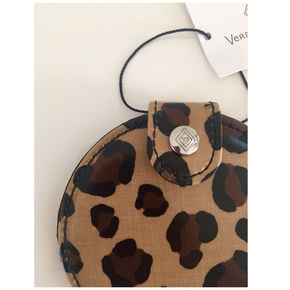 π«SOLD NWT Vera Bradley Leopard Print Mirror - Picture 7 of 7